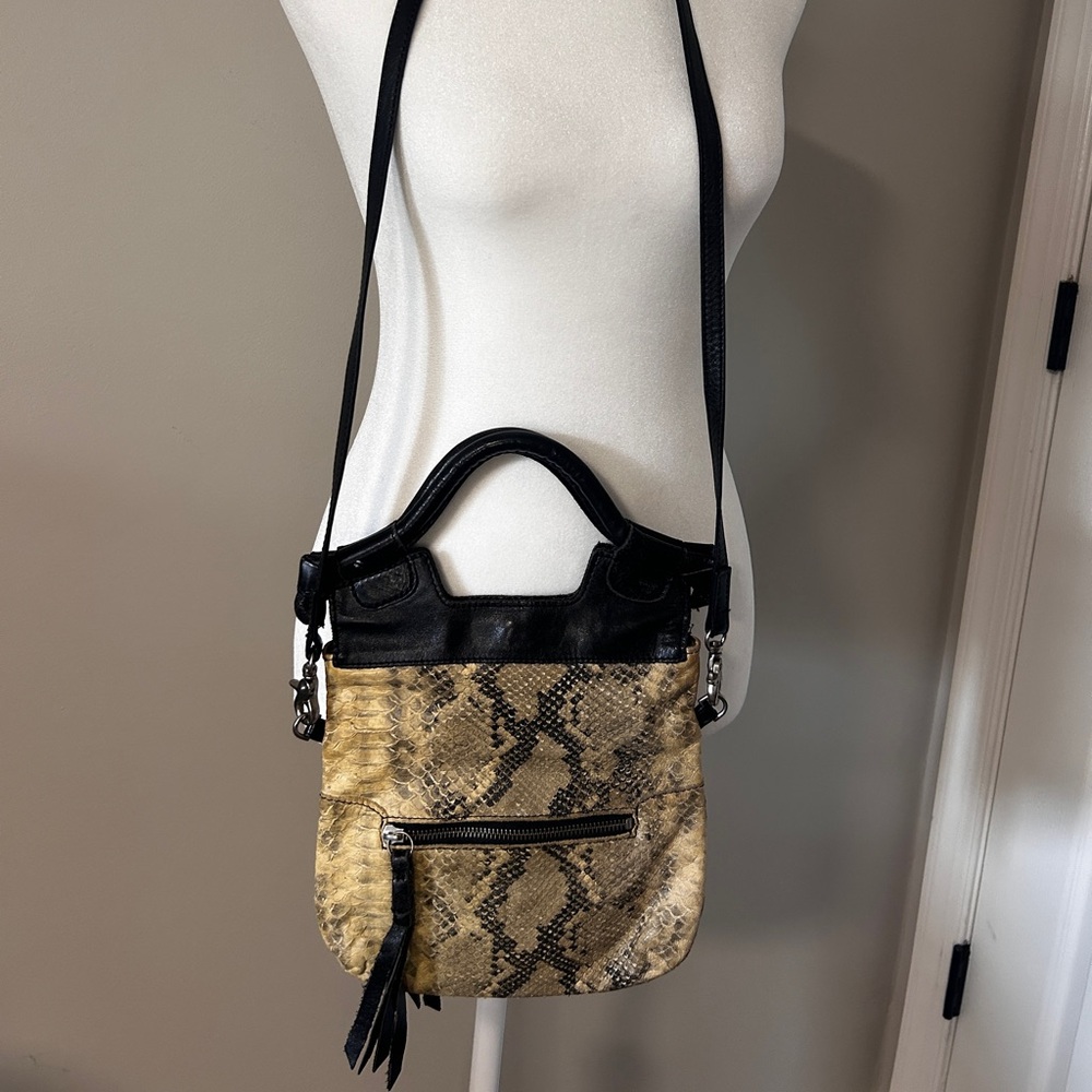 Foley + Corinna Genuine Snake Leather Bag